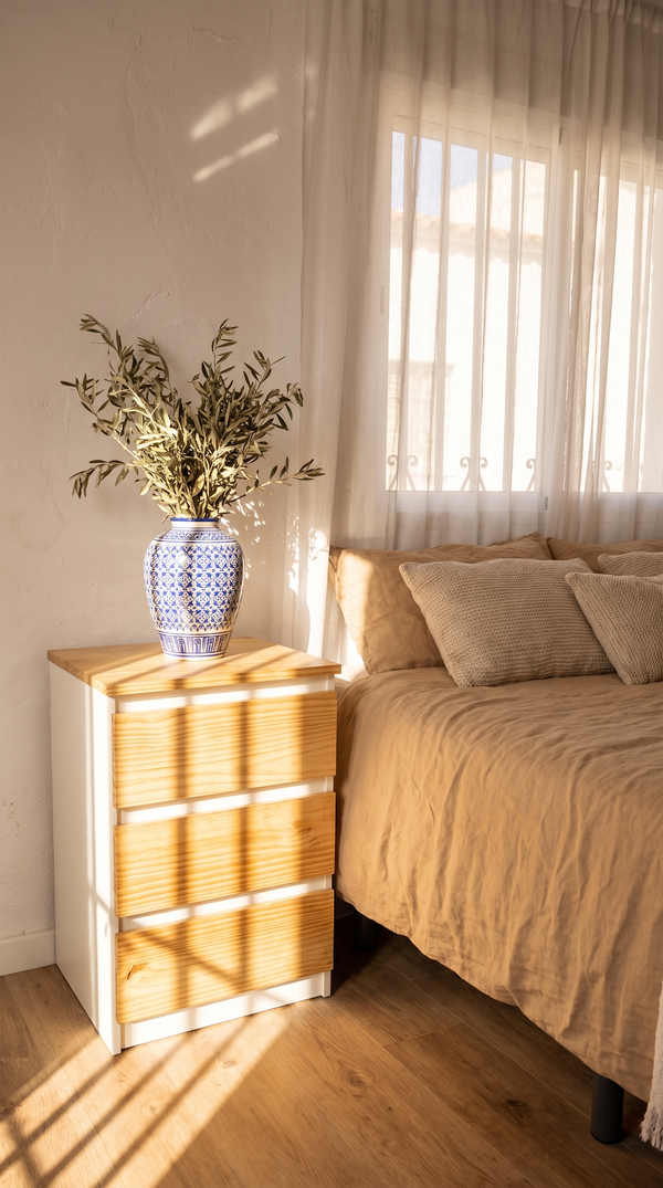 Minimalistisch wonen verborgen opbergruimte Beetle Wood