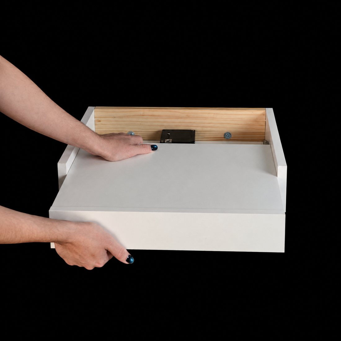 Coffee table with hidden compartment — Beetle Wood