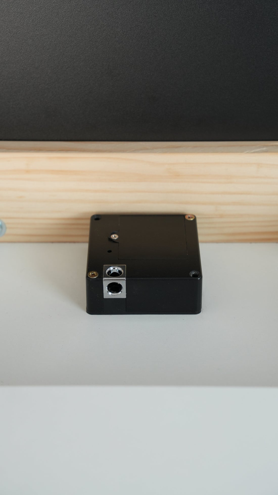 Estantería minimalista flotante con compartimento secreto — Beetle Wood