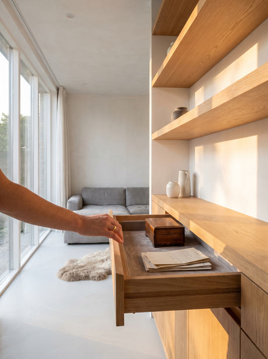 geheim vak installeren thuis beste plekken slaapkamer woonkamer meubel Beetle Wood Nederland