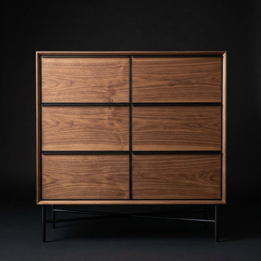 Hidden compartment dresser with secret drawers for bedroom - Beetle Wood