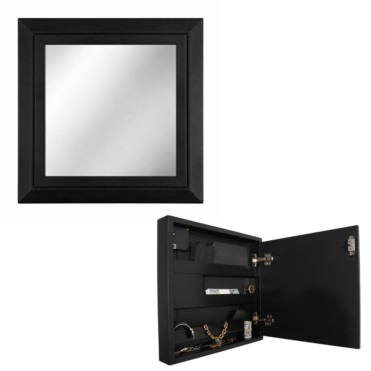 BeetleLux Negro — compartimento interior